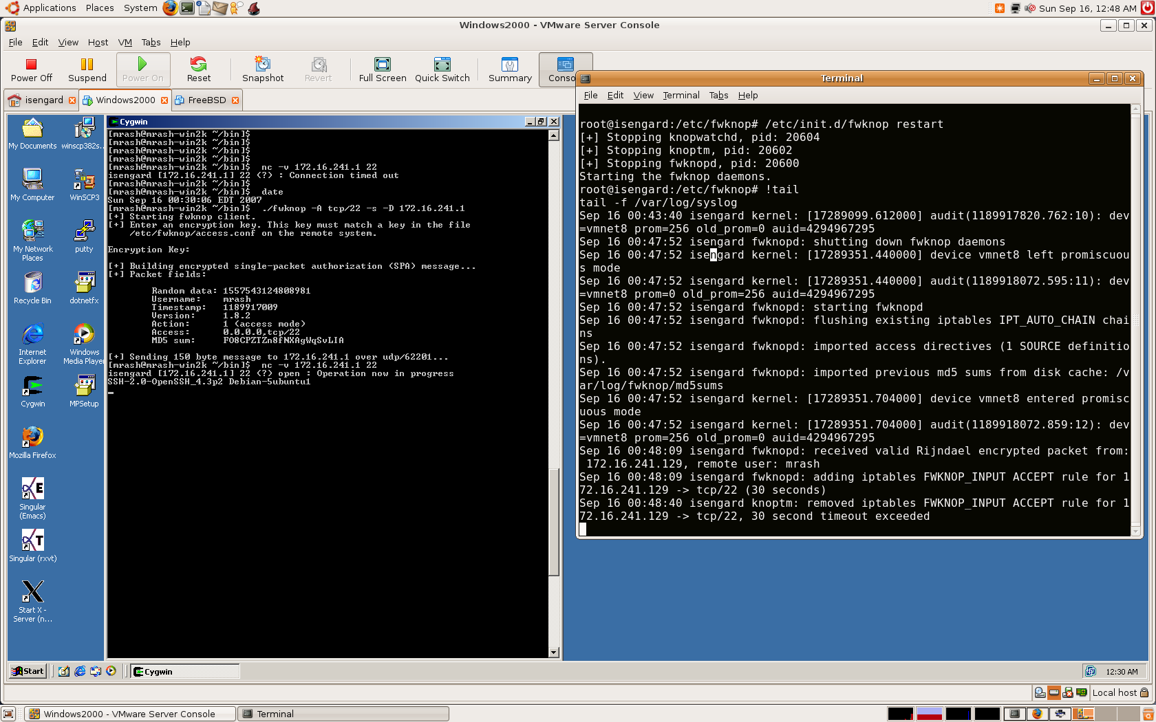 fwknop screenshot fwknop-1.8.2 release
